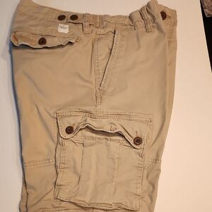 American Eagle Outfitters Beige Cargo Shorts
